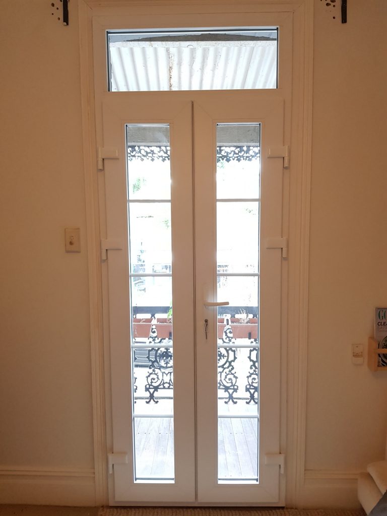 uPVC White French Doors