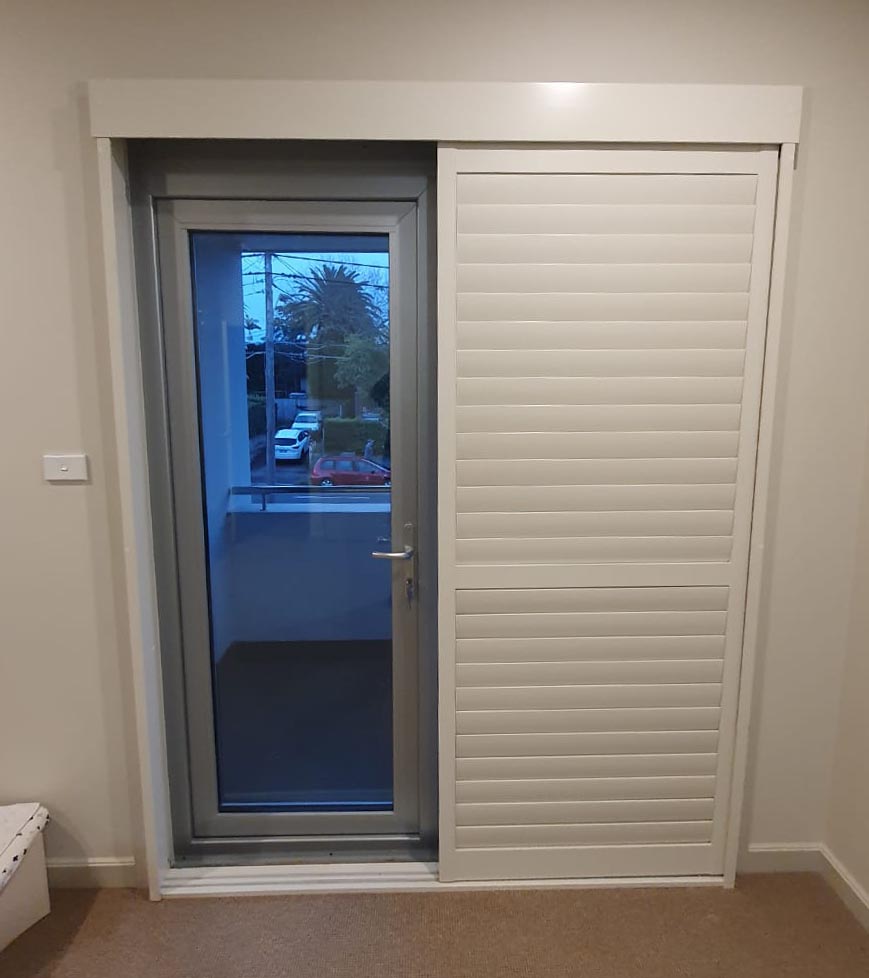 uPVC Double Glazed White Soundproof Doors