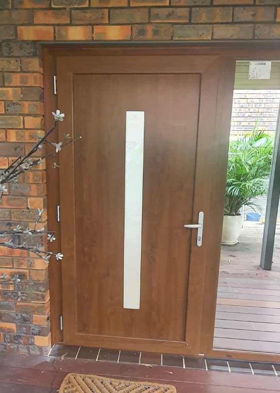 uPVC Double Glazed Golden Oak External Hinged Doors