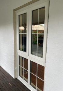 uPVC Double Glazed White Awning Windows