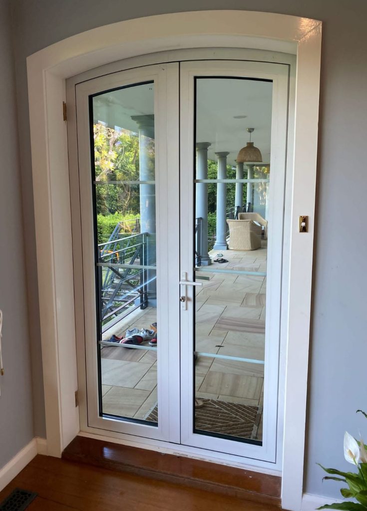 uPVC Double Glazed White Soundproof Doors uPVC Double Glazed White Soundproof Doors